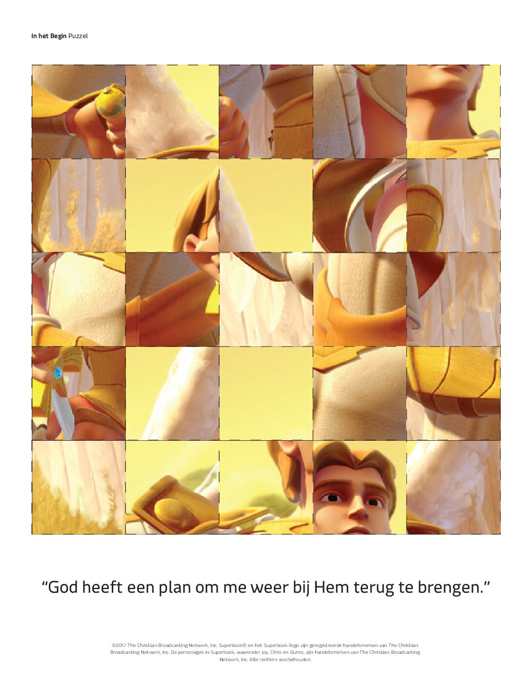 101 In het begin - Puzzel 101 In het begin Puzzel