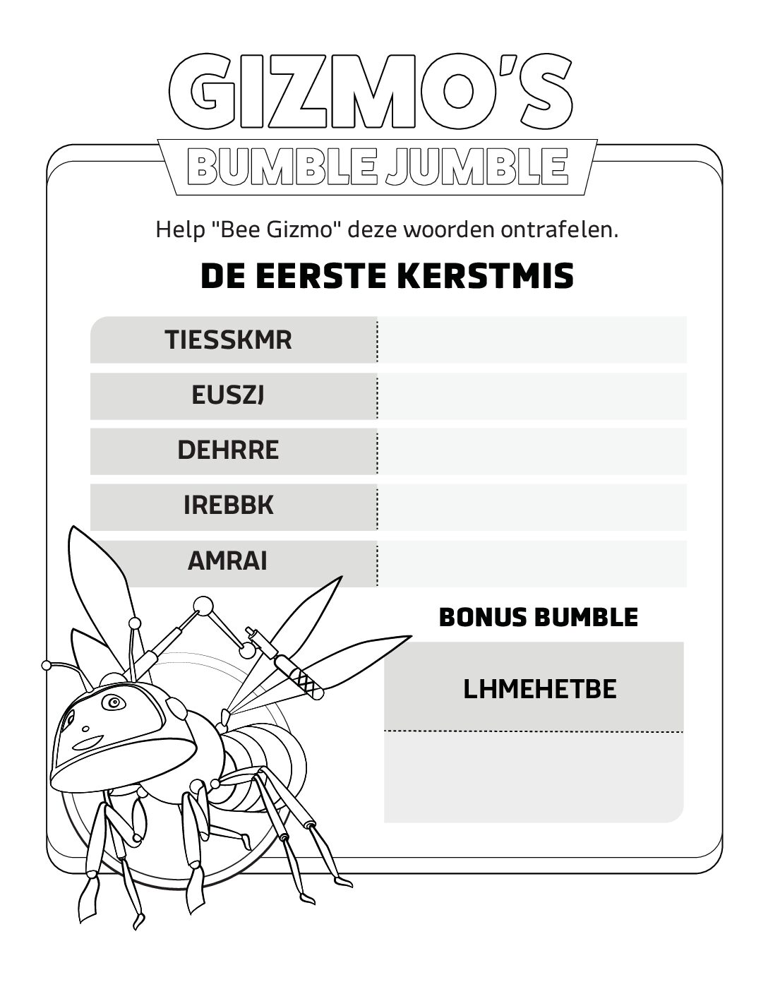 108 De eerste Kerstmis - Bumble Jumble 108 De eerste Kerstmis Bumble Jumble