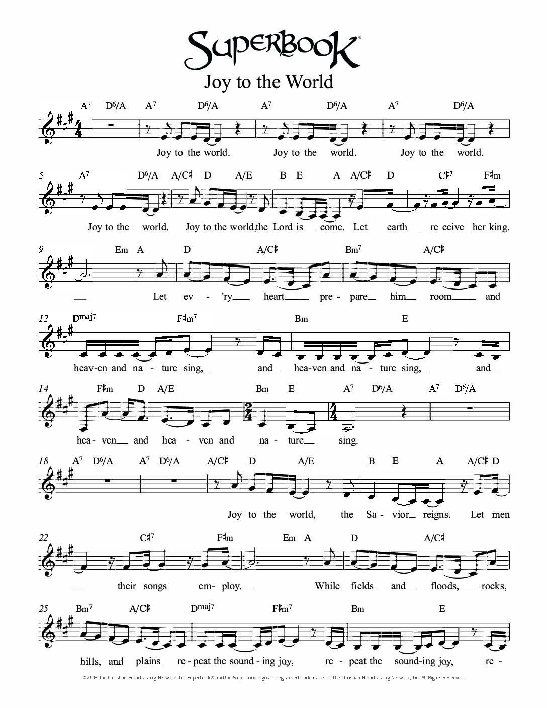 108 Joy to the World Bladmuziek 108 Joy to the World Bladmuziek