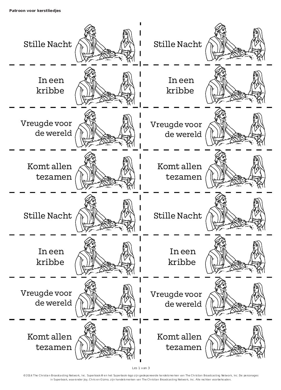 1081 De eerste Kerstmis - Kerstlied Patroon 1081 De eerste Kerstmis Kerstlied Patroon