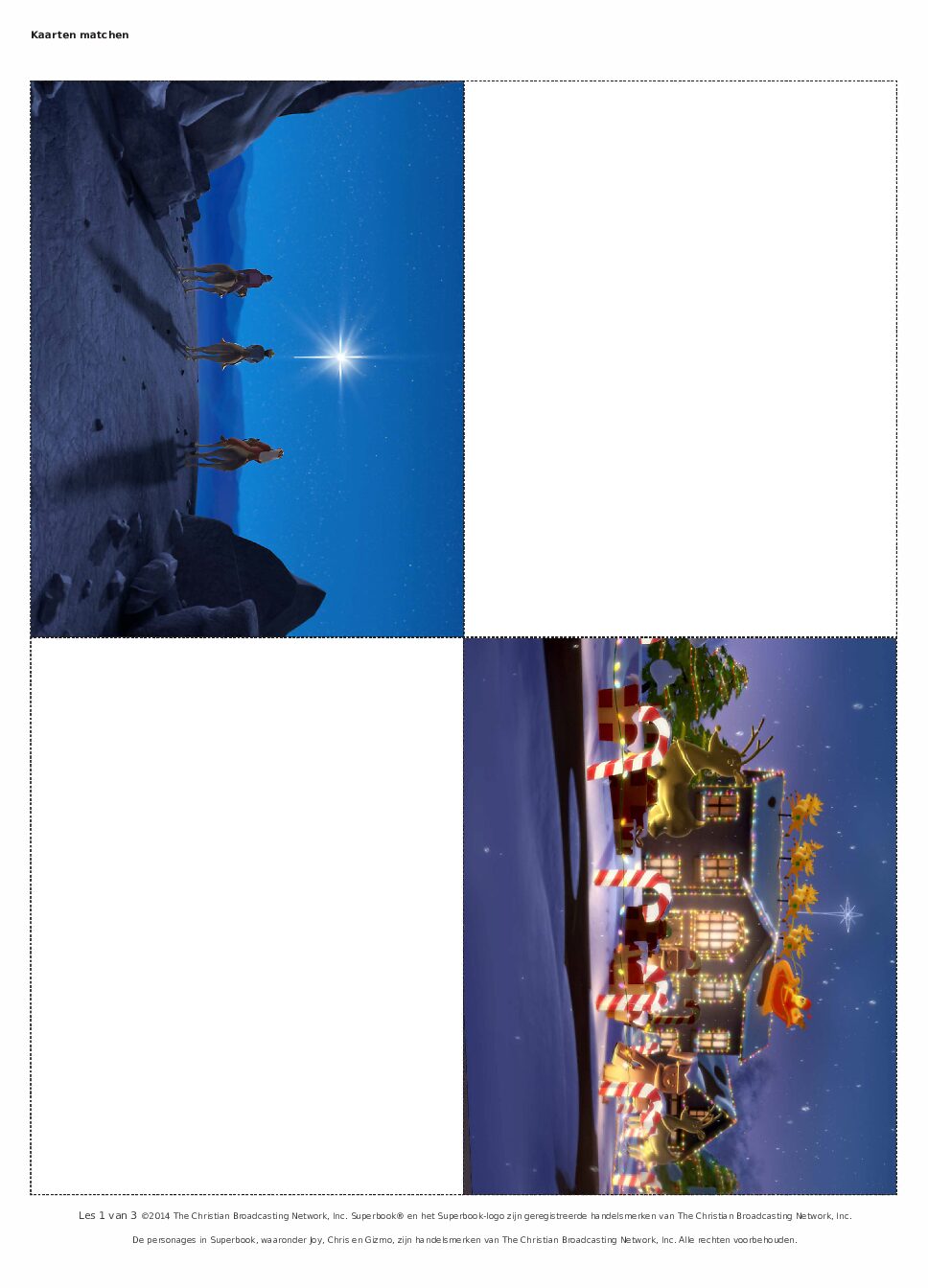 1081 De eerste Kerstmis - Koppelkaarten 1081 De eerste Kerstmis Koppelkaarten