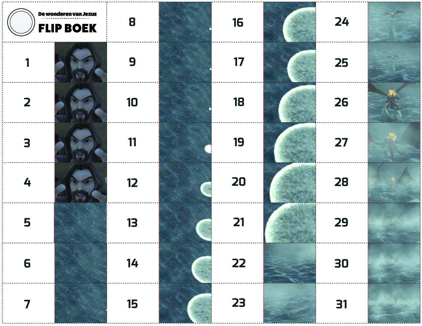 109 De wonderen van Jezus - Flipboek 109 De wonderen van Jezus Flipboek