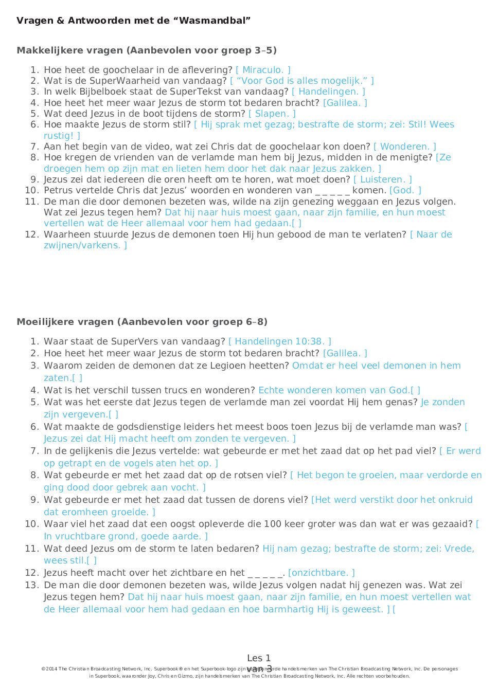 1091 De wonderen van Jezus - Wasmandbal V&A 1091 De wonderen van Jezus Wasmandbal VA