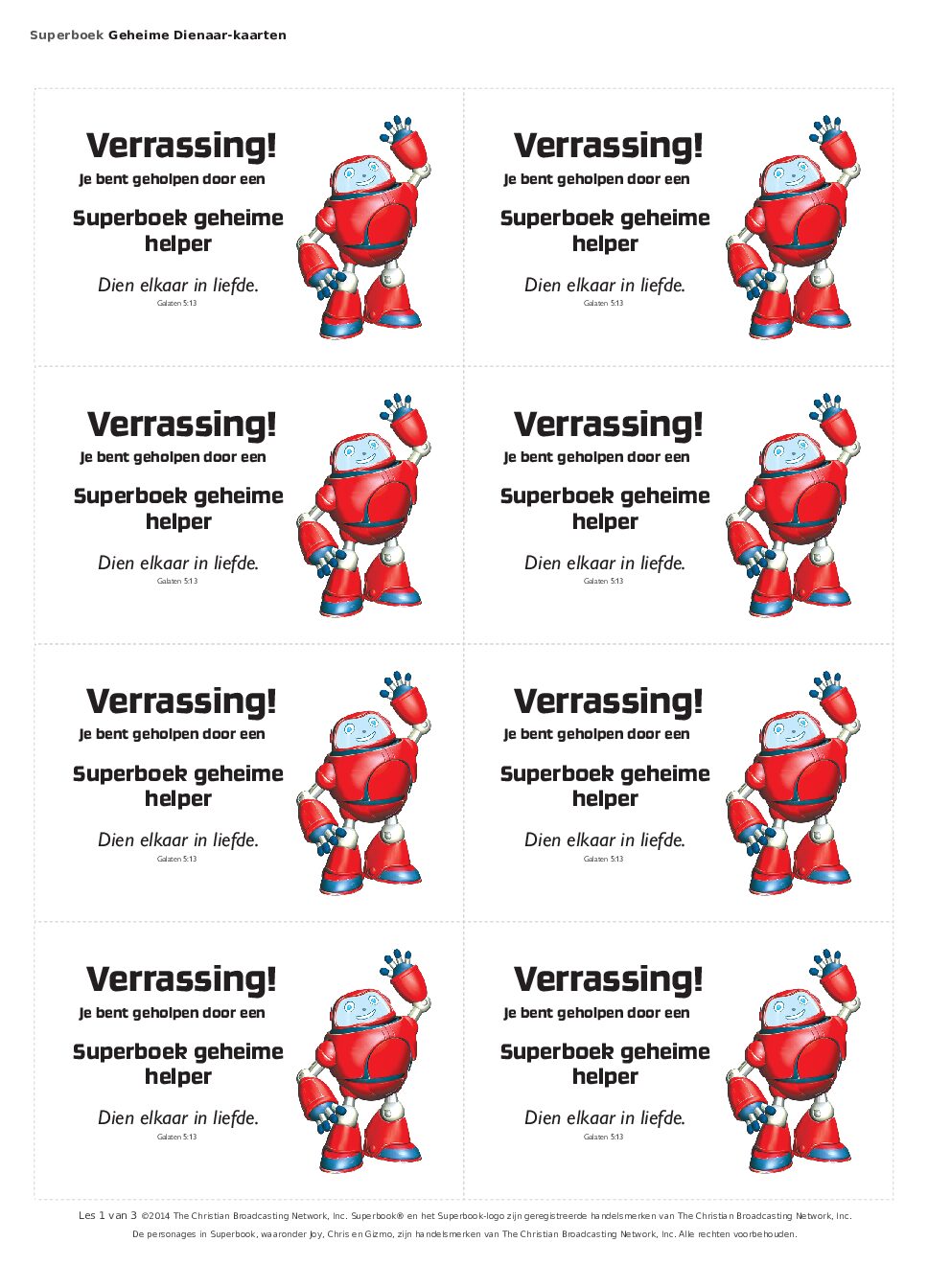 1102 Het laatste avondmaal - Superbook geheime-dienaar-kaarten 1102 Het laatste avondmaal Superbook geheime dienaar kaarten