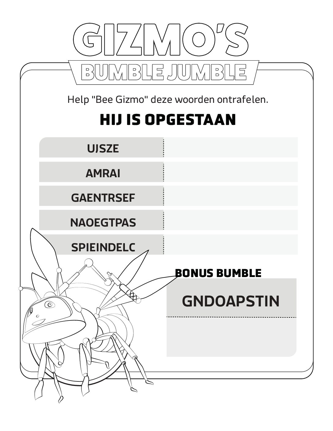 111 Hij is opgestaan! - Bumble Jumble 111 Hij is opgestaan Bumble Jumble