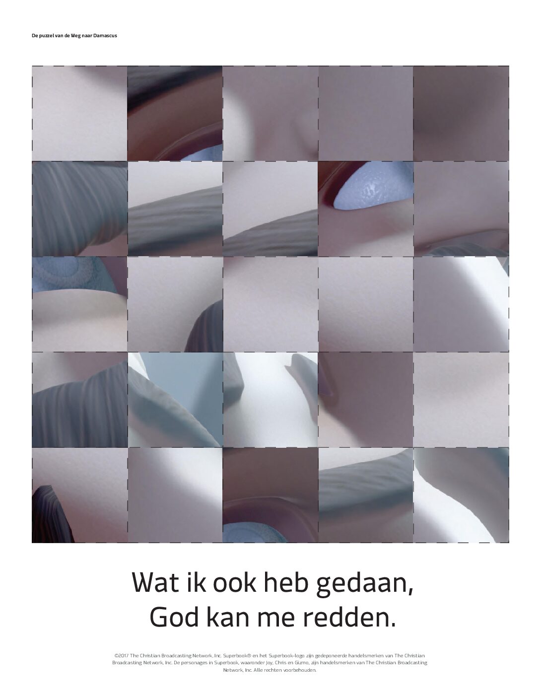 112 De weg naar Damascus - Puzzel 112 De weg naar Damascus Puzzel